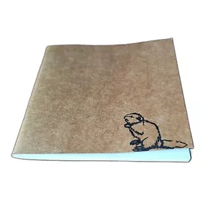Taccuino vuoto timbrato castoro diario diario idea pad - 4,25 x 4,25 - Foto 1 di 6