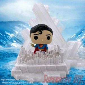 Arctic Ice Crystal Fortress Display Stand - Sized for Pop! Deluxe Superman #537 - Picture 1 of 14