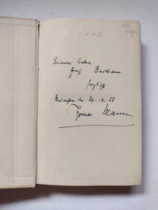 Novellen, 2 Bände, SIGNIERT & beschriftet von Thomas Mann - Bild 1 von 6