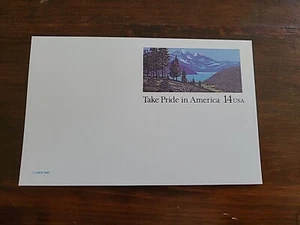 Take Pride In America 14 USA postal card Usps 1987 - Picture 1 of 2