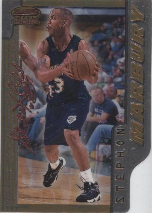 Topp Minnesota Timberwolves Stephon Marbury Basketball Trading