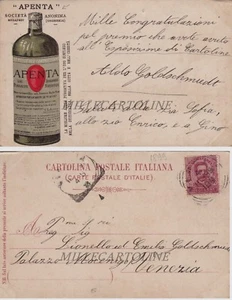 Pubblicitaria Medicale: "APENTA" Soc. Anonima - Budapest (Ungheria) 1899 - Picture 1 of 1