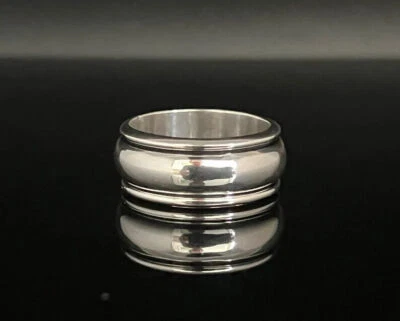Stack Band Ring 925 Sterling Silver Band &Spinner Ring Handmade Ring All size - Image 1 of 4