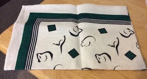 Weisses australisches Tier Leinen Handtuch - Bild 1 von 4