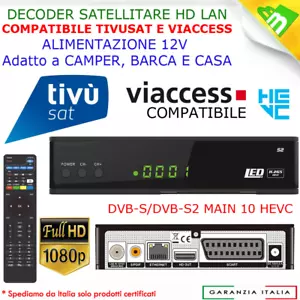 DECODER SATELLITARE TIVU SAT TIVUSATCOMPATIBILE SCR RICEVITORE TIVU' SAT - Foto 1 di 12