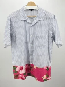 Comme Des Garcons Homme Plus Striped Floral SS size L (fits M/L) made in Japan - Picture 1 of 4