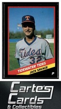 Jack Savage 1988 CMC Tidewater Tides #1  New York Mets
