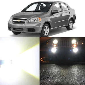 Alla Lighting Fog Light H3 6000K Super White LED Bulb for 09~11 Chevy Aveo Aveo5 - Picture 1 of 9