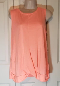 Top Para Mujer EXERSION Sin Mangas Calce Suelto Cintura Frontal Retorcida Maui Coral Talla MED - Imagen 1 de 4