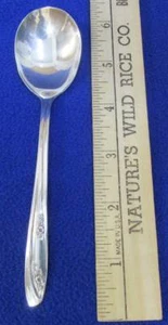 Sugar Spoon Wm Rogers Lady Fair Pattern Silver Plate Vintage Floral Flower - Picture 1 of 3