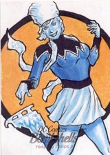 2018 Cryptozoic DC Bombshells Series 2 Sketch Card Razek Killer Frost