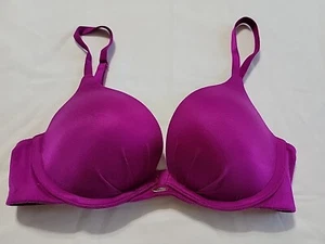 Fabulous By Victoria's Secret Plunge Purple Push-Up Bra Size 32C - Picture 1 of 10