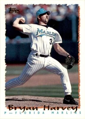 1995 Topps Bryan Harvey Baseball Cards #311 - Image 1 of 2