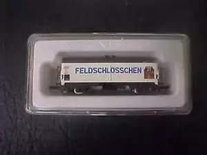 Marklin 8607 / Reefer Beer Car Z scale - Feldschlössen Bier - LNIB - Picture 1 of 2
