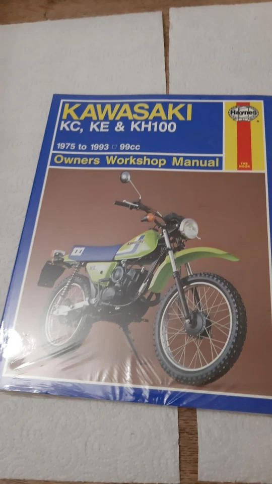 KAWASAKI KC, KE & KH100 1975 to 1993 SERVICE REPAIR MANUAL BY HAYNES - Image 1 of 1