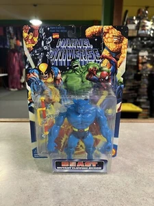 1996 Toy Biz Marvel Universe Beast Action Figure with Mutant Flipping Action NIB - Picture 1 of 3