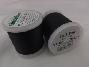 Madeira Thread Size 80/100% Cotton Thread/200m Spool/ 5 colors/NEW 9380 Cotona