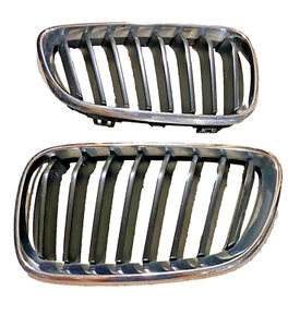 Genuine BMW 2014-20 F22 2-Series Kidney Grilles PAIR Chrome 228i 230i M235i M240 - Picture 1 of 11