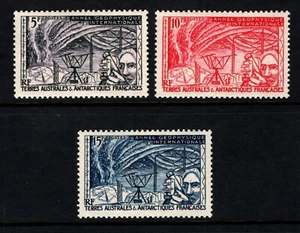 OPC 1957 Francia FSAT-TAAF Set Sc#8-10 MLH 15f MNH 47645 - Imagen 1 de 2