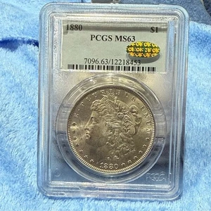 🔥Dólar de plata Morgan 1880 como nuevo 63 CAC🔥 - Imagen 1 de 9