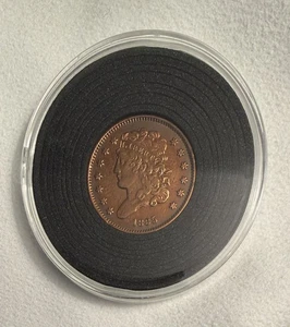 1835 Classic Head Half Cent : collector coin full/ Nice detail and color. - Picture 1 of 2