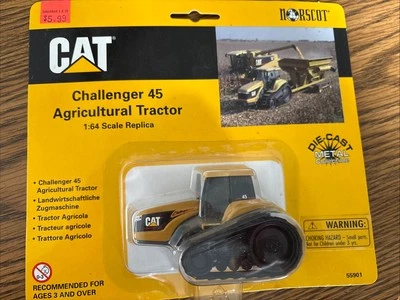 Tractor agrícola Norscot CAT Challenger 45 1/64 - Norscot 55901 de colección Foto 1 de 2