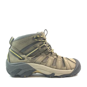 Keen Voyageur Mid Vented Leather Hiking Boots Brown 1008904 Men's Size 9.5 - Picture 1 of 3