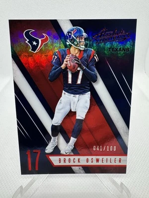 2016 Panini Absolute - Brock Osweiler /100 Houston Texans - Image 1 of 2
