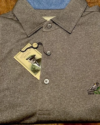 Club de Golf Bob O’Link Nuevo con Etiquetas M Gris Donald Ross Solo Hombres Club Chicago Il Great Club  Foto 1 de 4