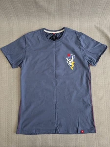 Joe Browns Teschio Grafico Blu Stampa DJ 100% Cotone Manica Corta Uomo Taglia Large - Foto 1 di 4