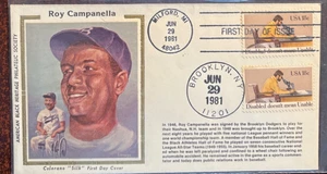 #1925 Disabled doesn't mean Unable FDC with Roy Campanella cachet - Picture 1 of 1