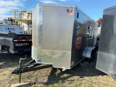 2025 Quality Cargo 7X16TA 16' Concession Food Service Box Trailer T/A bidadoo - Image 1 of 4