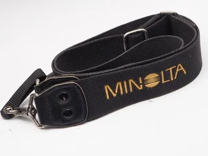 Original Minolta breiter Gurt, verstellbar, Kameragurt, 80er Jahre für X700 Kamera etc  - Bild 1 von 8