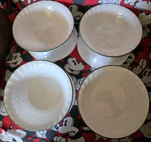 8er Set Corelle Corning Callaway Green Ivy Swirl Müslischalen 7 1/4" - Bild 1 von 3