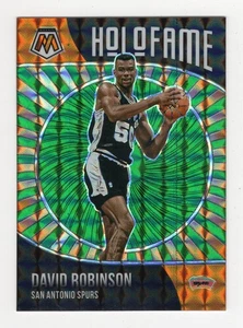 2020-21 Panini Mosaic DAVID ROBINSON Holofame Reactive Green Prizm Spurs #14 - Picture 1 of 2