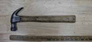 Vntg Stanley 101-1/2 Curved Claw Hammer,16oz,5" Head,Original Oct. Handle,Good - Picture 1 of 14