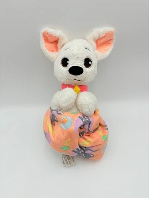 Disney Babies Bolt Plush Puppy Dog Swaddle Lovey Stuffed Toy Mittens Pink - Image 1 of 4