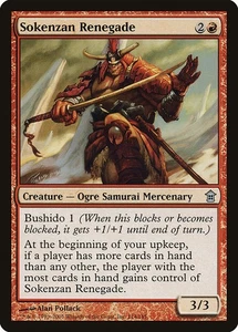 (2x) SOKENZAN RENEGADE - Saviors of Kamigawa – MTG Magic the Gathering Card - Picture 1 of 5