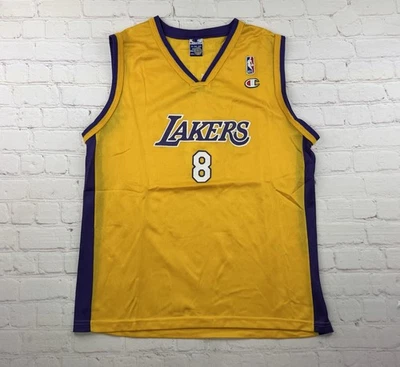 Camiseta de oro amarillo campeón LA Los Angeles Laker Kobe Bryant jóvenes niños XL 18/20 Foto 1 de 4