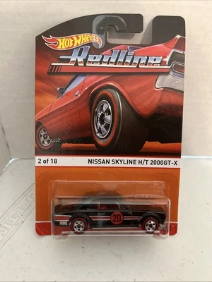 Hot Wheels Nissan Skyline H/T 2000GT-X  Redline Heritage Black 2015 2 of 18 - Image 1 of 3