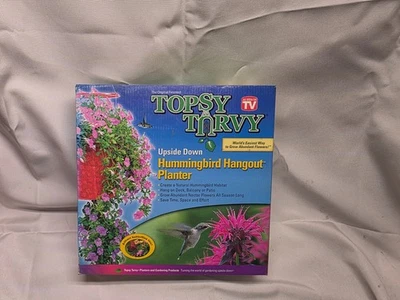 Maceta TOPSY TURVY al revés colibrí Hangout como se ve en la televisión Foto 1 de 4