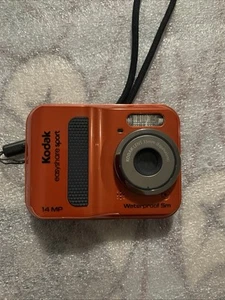 Kodak EasyShare Sport C123 12.0MP Digital Camera Orange Waterproof - Picture 1 of 5
