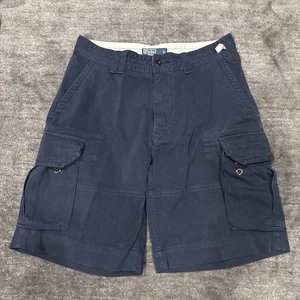 POLO Ralph Lauren Shorts Herren 32 GELLAR Cargo Fatigue Blau Classic Fit - Bild 1 von 5