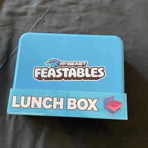 NEU Mr Beast Feastables Worlds coolste Brotdose blau/pink - Bild 1 von 3