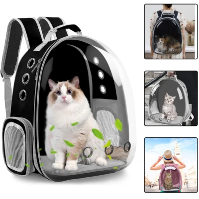 Haustier Tragetasche Transportrucksack Rucksack Katzen Hunde Atmungsaktiv  - Bild 1 von 4