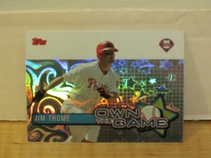 2005 Topps Own The Game Jim Thome #OG8 Philadelphia Phillies - Picture 1 of 2