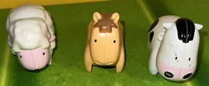 Juego de 3 conexiones para niños ~ caballo pony, vaca y cordero - Imagen 1 de 5