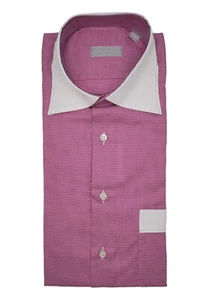 NEW STEFANO RICCI  Dress Shirt  100% Cotton Size 16.5  Us 42  Eu  ( C376) - Picture 1 of 2