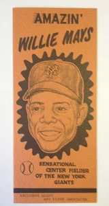 1950's Amazin' Willie Mays Advertising Brochure By Art Flynn Associates - Picture 1 of 3