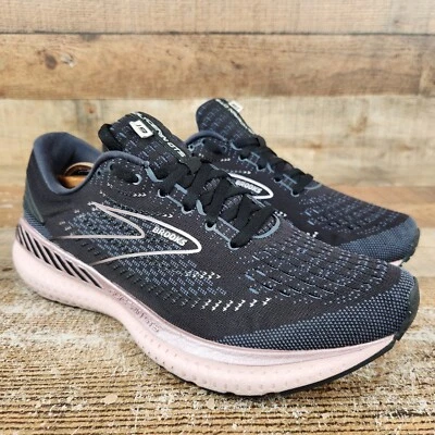 Brooks Glycerin GTS 19 Women's Sz 11 B Black Pink Athletic Running Train Sneaker - Image 1 of 4